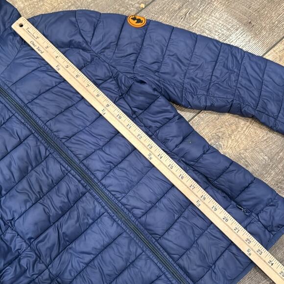Save the Duck Women's Daisy Quilted  Navy Jacket Size S - Picture 8 of 13